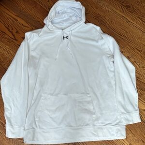 Under Armour Men's Classic White Hoodie